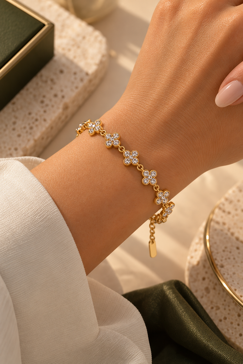 Crystal Bloom Bracelet