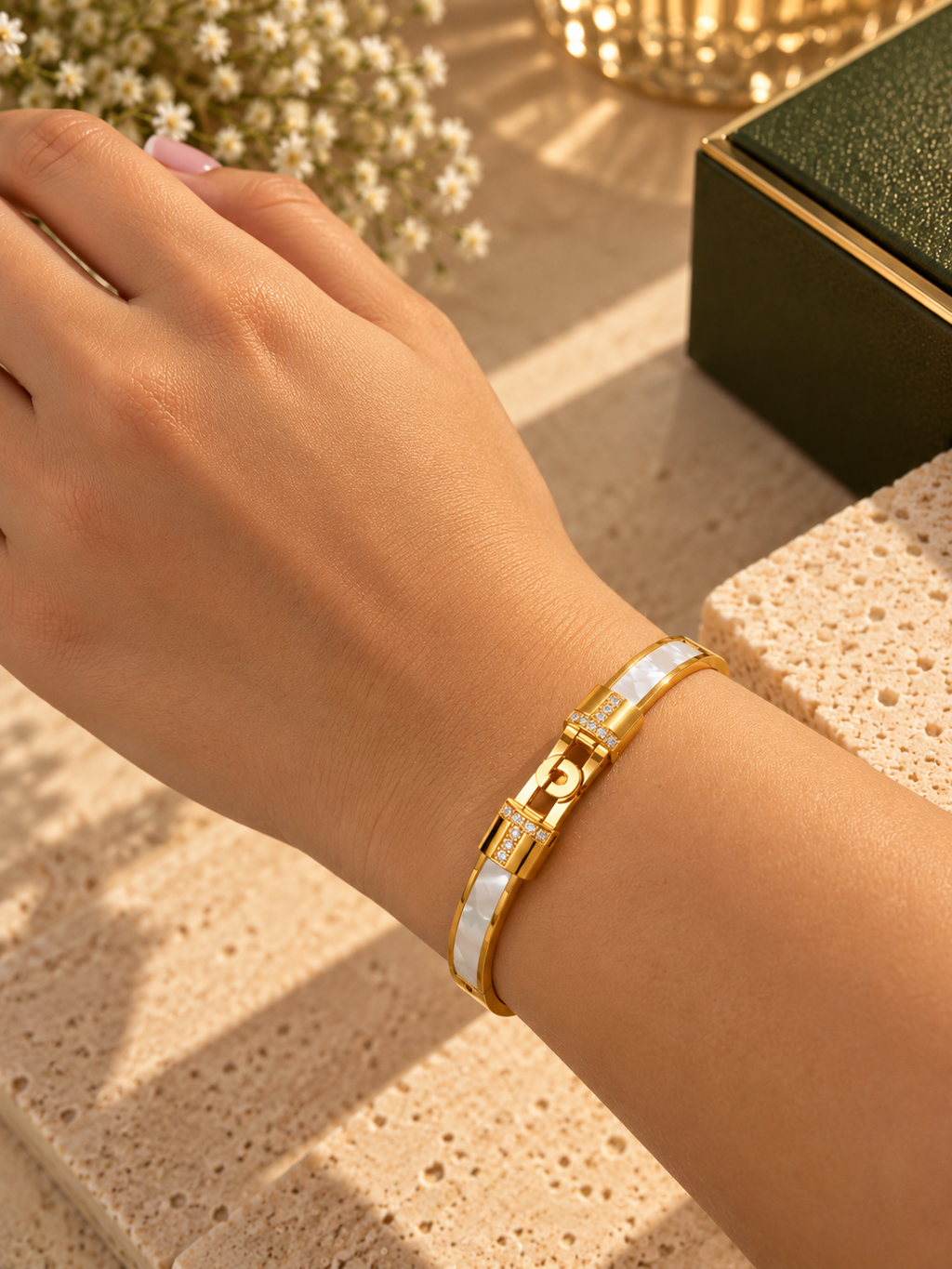 Ivory Luxe Bangle
