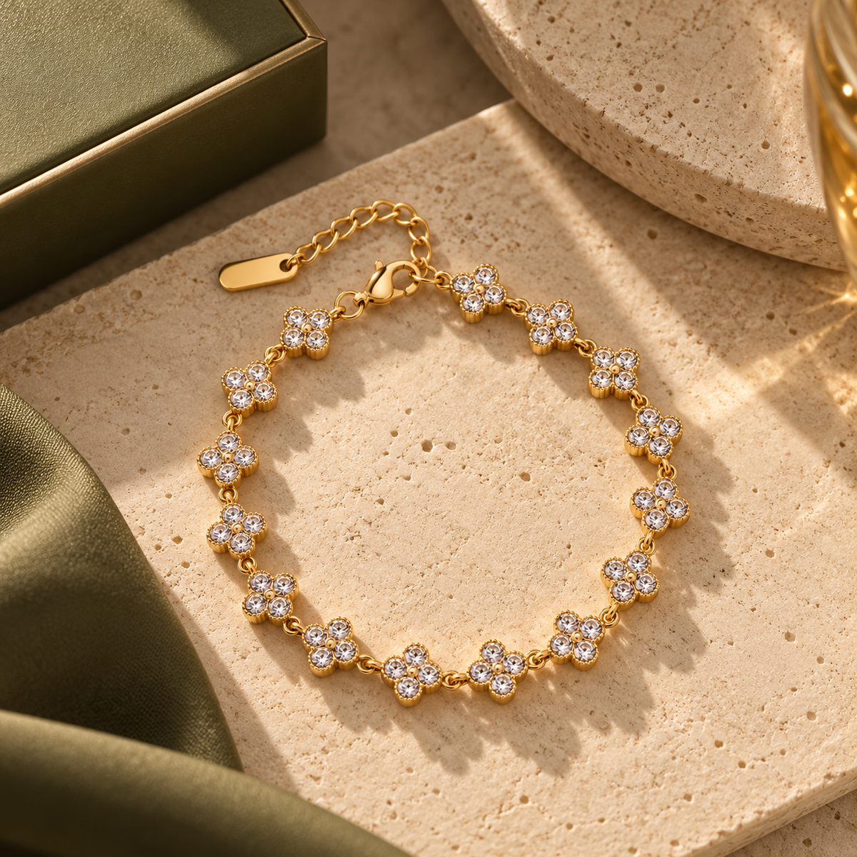 Crystal Bloom Bracelet