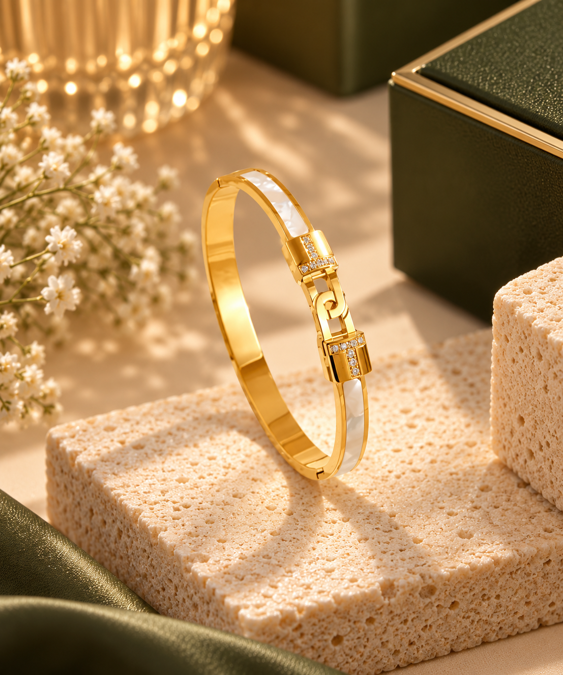 Ivory Luxe Bangle